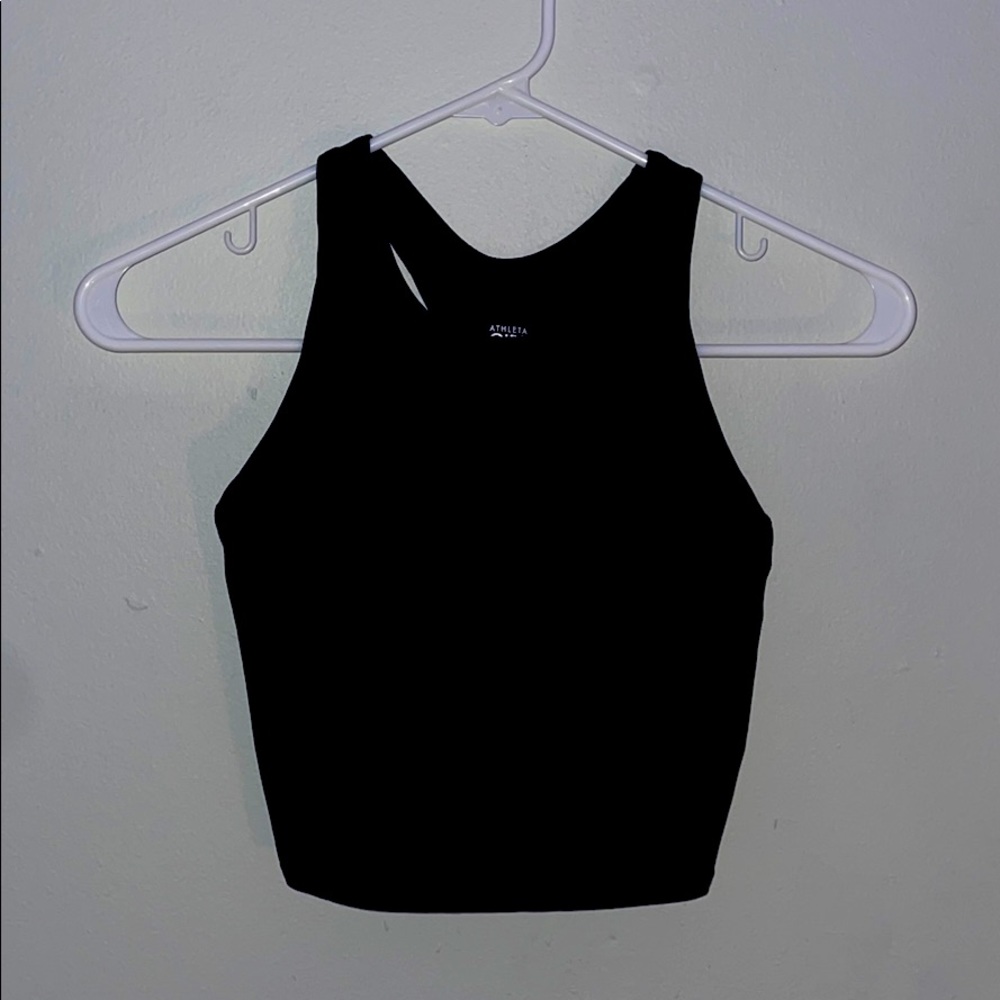 Athleta Workout Halter Crop Top